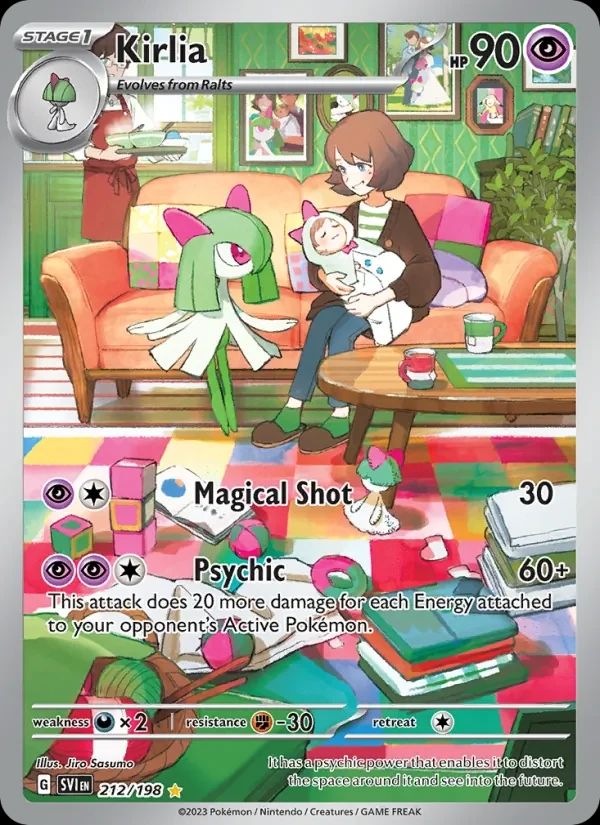 Kirlia Scarlet & Violet card