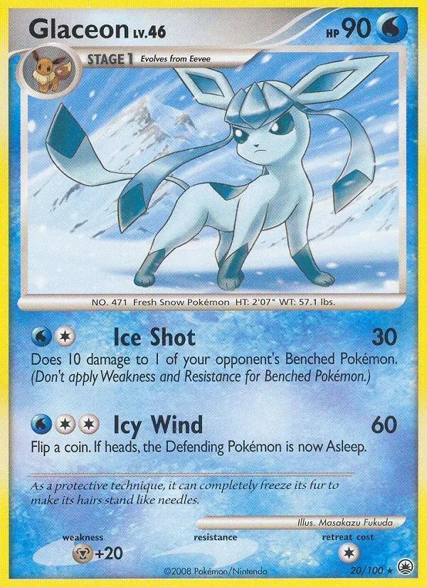 Glaceon Majestic Dawn card