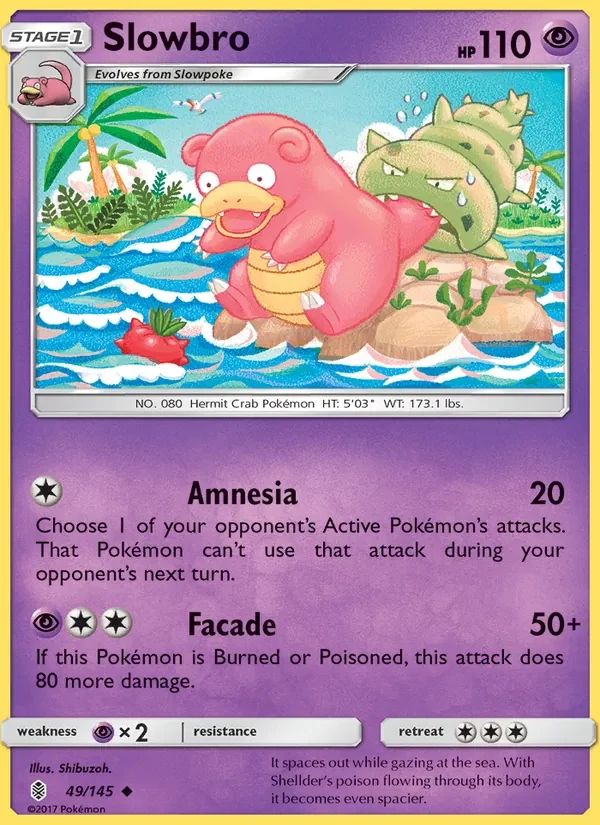 Slowbro Guardians Rising card