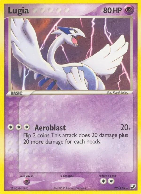 Lugia EX Unseen Forces card