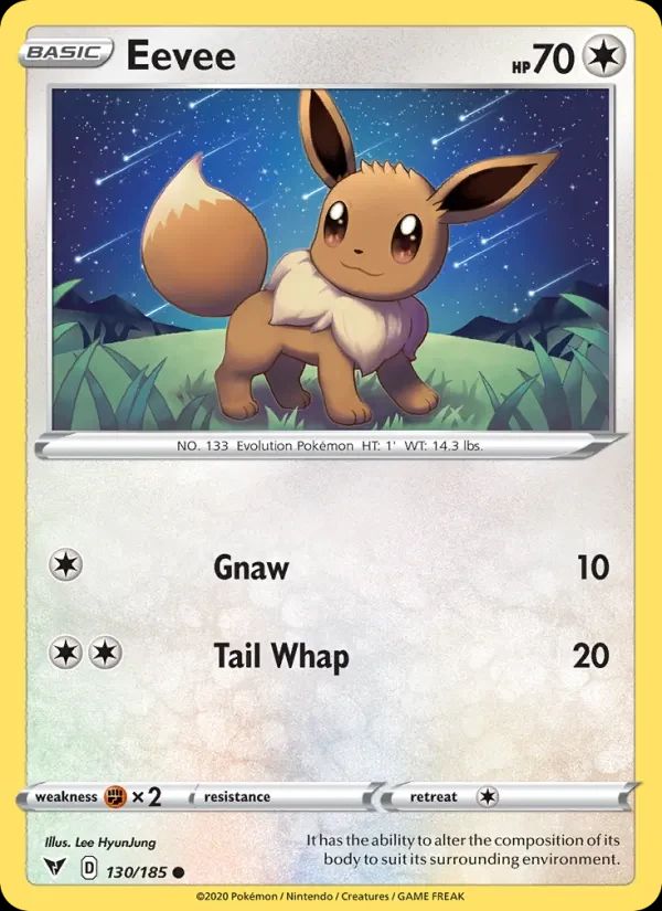 Eevee Vivid Voltage card