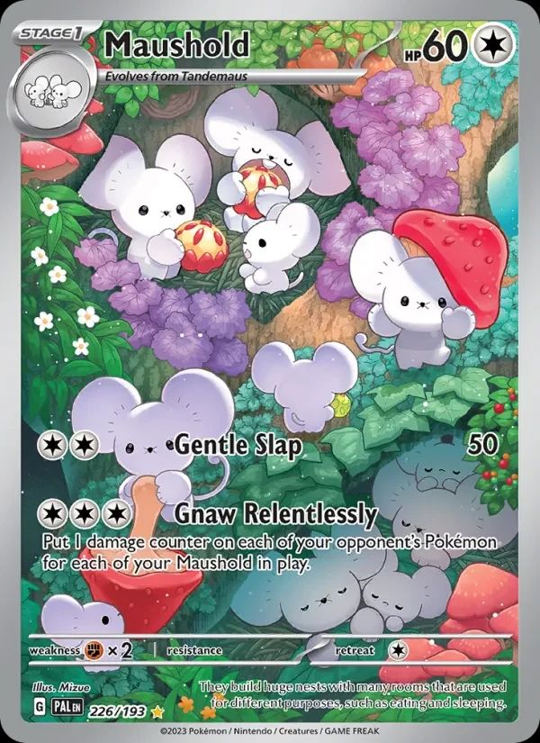 Maushold Paldea Evolved card