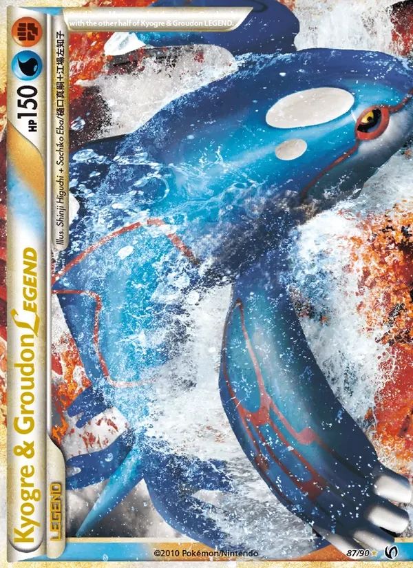 Kyogre & Groudon LEGEND Undaunted card