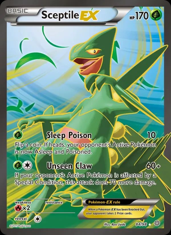 Sceptile EX Ancient Origins card