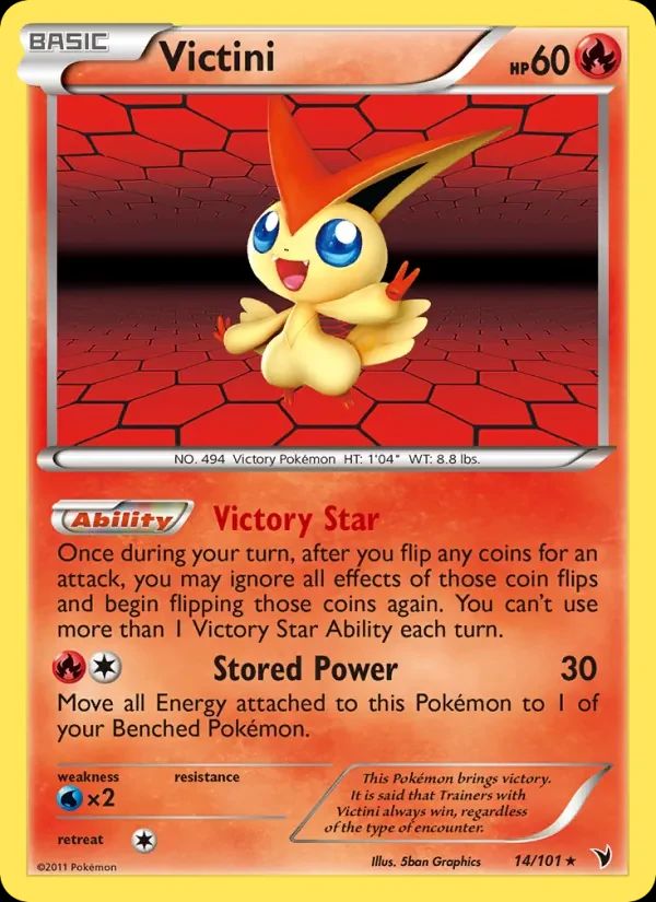 Victini Noble Victories card