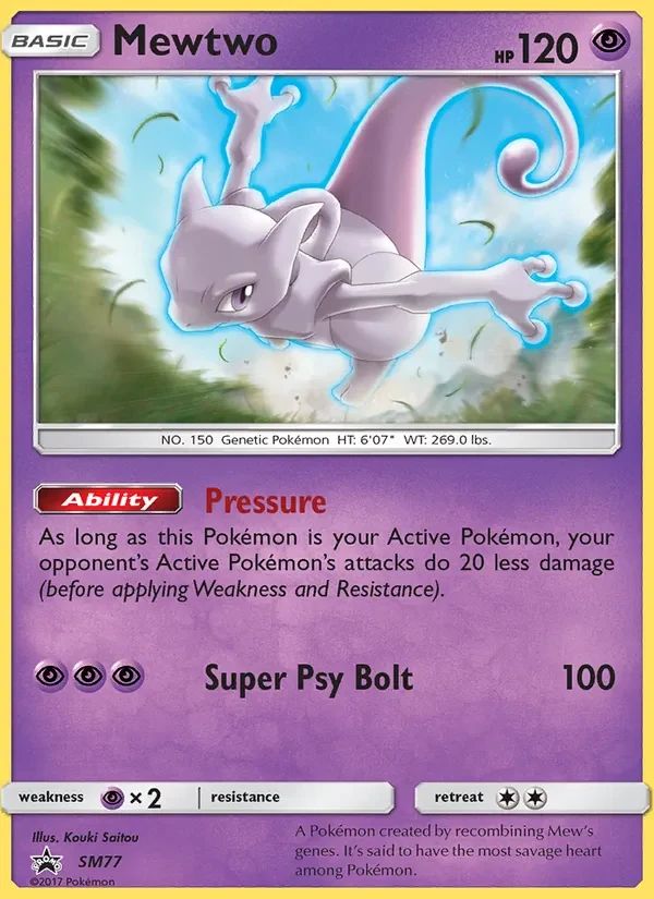 Mewtwo SM Black Star Promos card