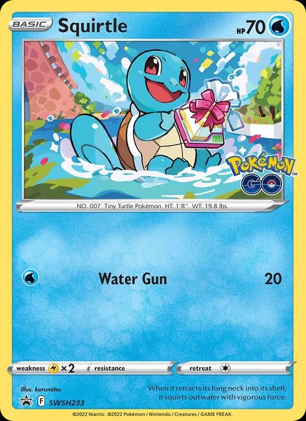 Squirtle SWSH Black Star Promos card